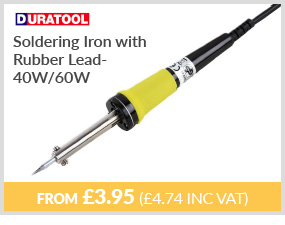 Soldering Iron with Rubber Lead