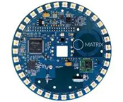 와이어리스 커넥티비티-도터 보드, 매트릭스 크리에이터 IoT, 라즈베리파이3, 센서 및 마이크 장착